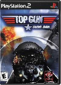 Top Gun Combat Zones Playstation 2 US box art